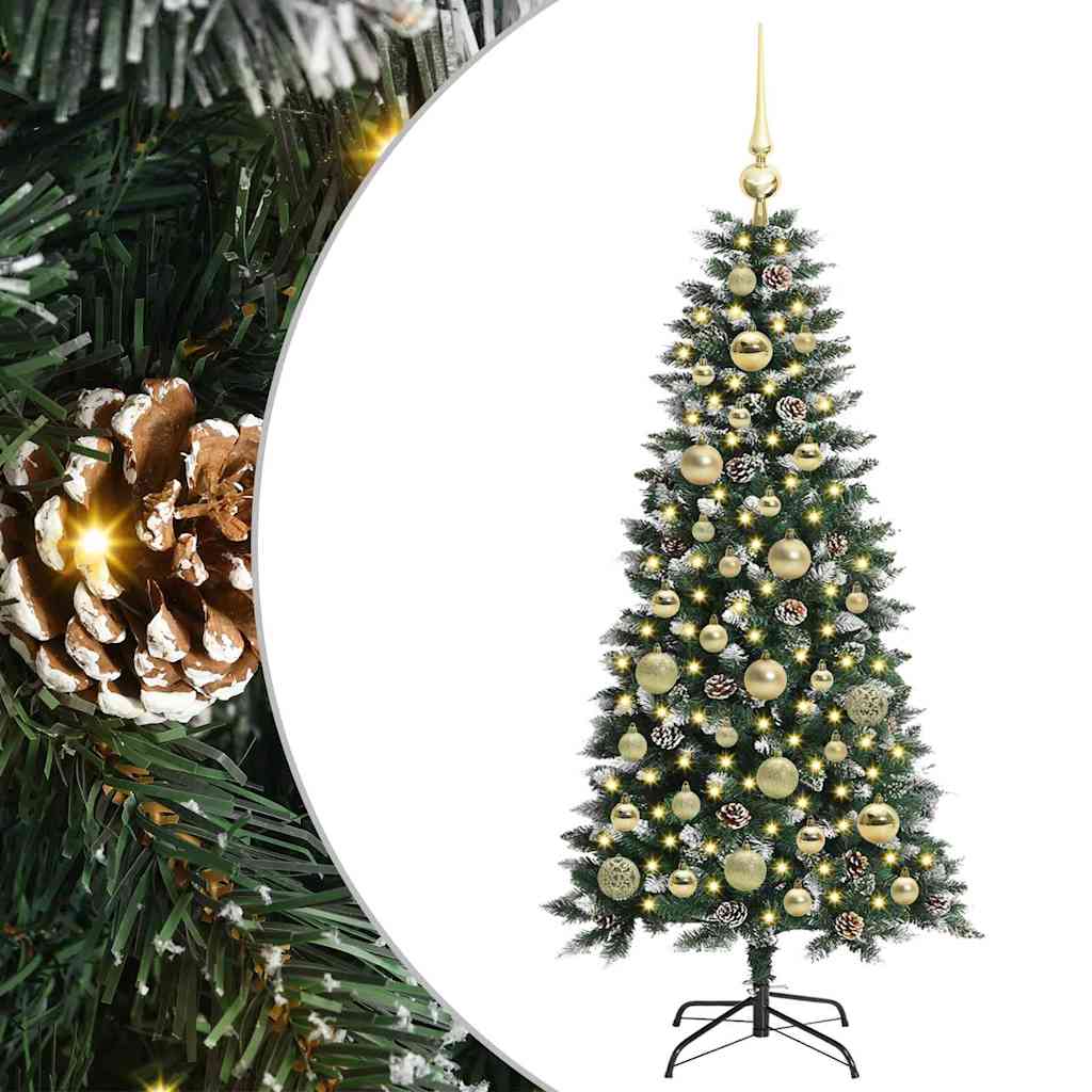 Dirbtinė Kalėdų eglutė Žalia 120 cm PVC, plastikas ir plienas