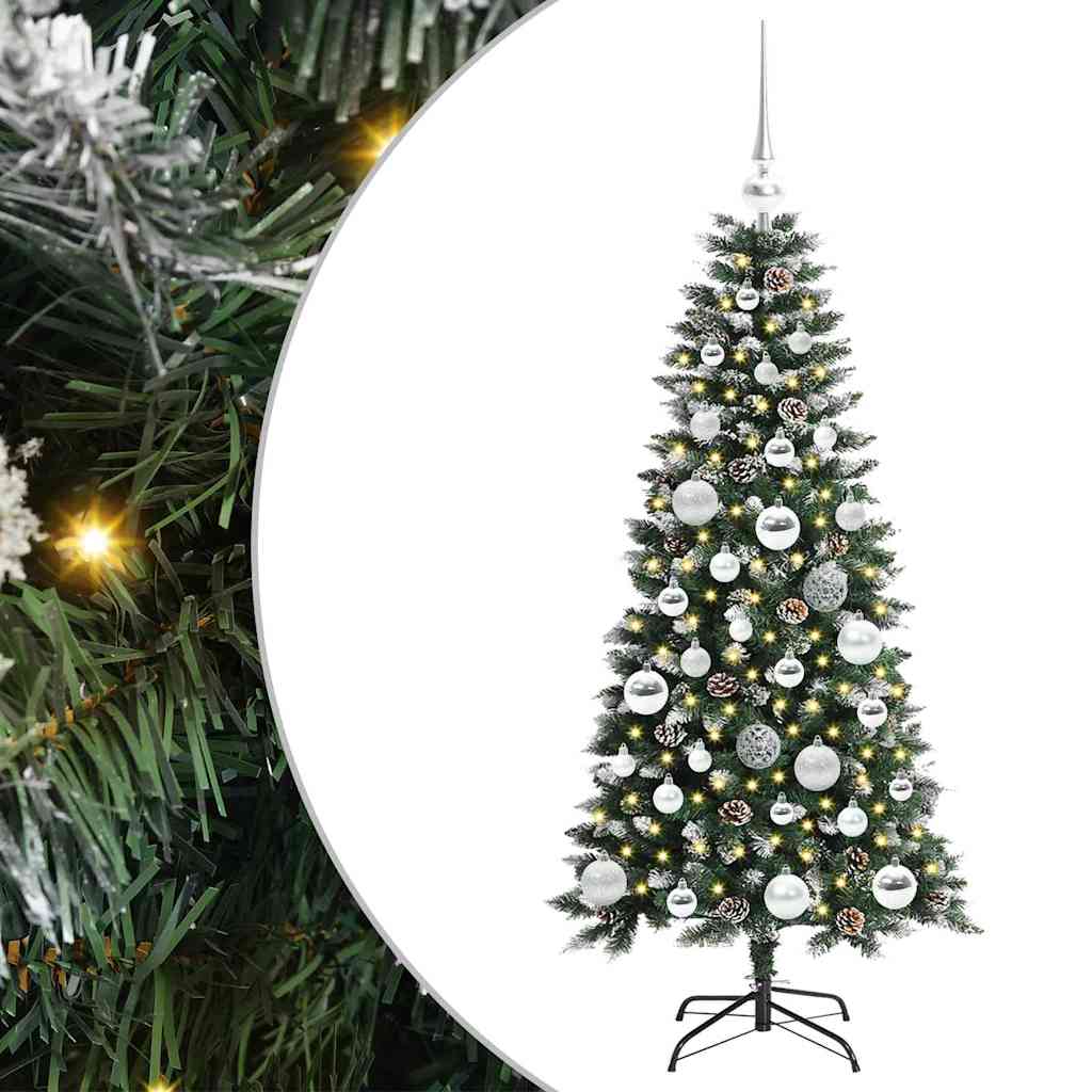Dirbtinė Kalėdų eglutė Žalia 120 cm PVC, plastikas ir plienas