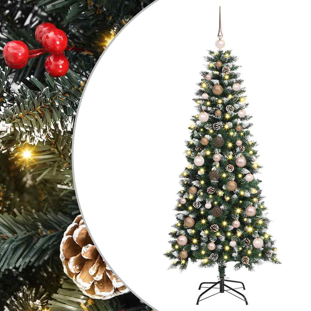Dirbtinė Kalėdų eglutė Žalia 150 cm PVC, plastikas ir plienas