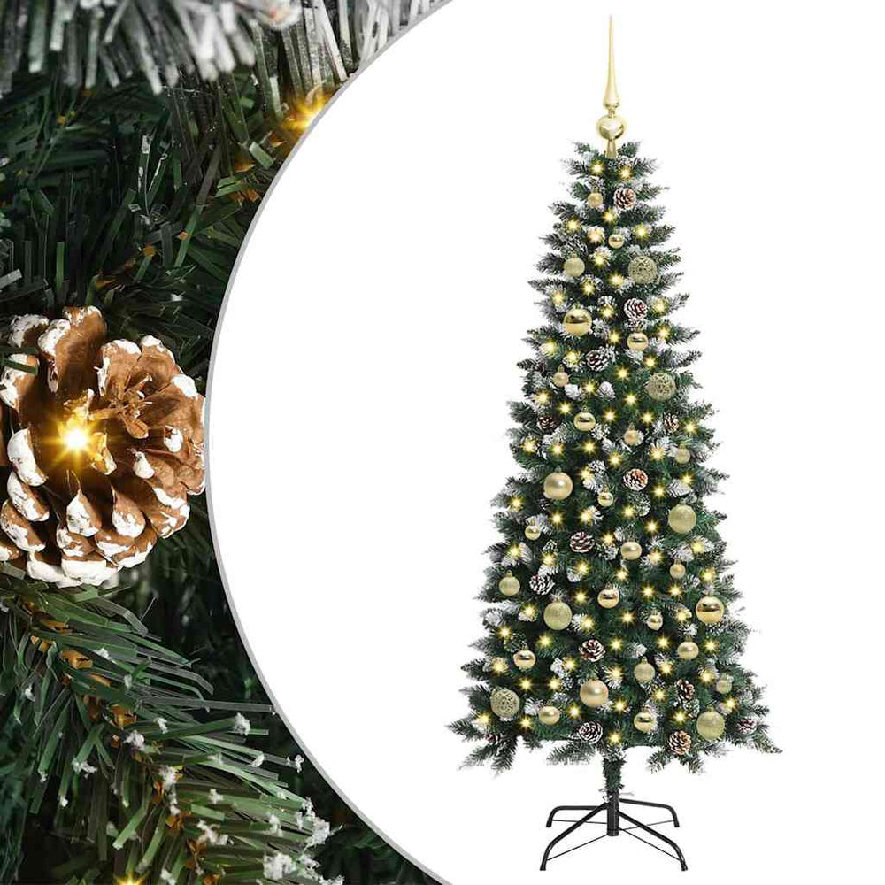 Artificial Christmas tree HORIZON VALE, Green 150 cm, plastic and steel
