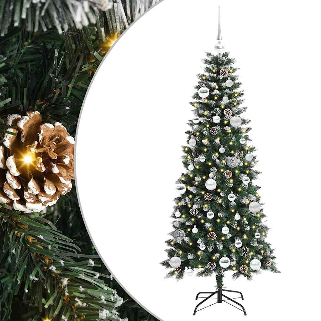 Dirbtinė Kalėdų eglutė Žalia 150 cm PVC, plastikas ir plienas