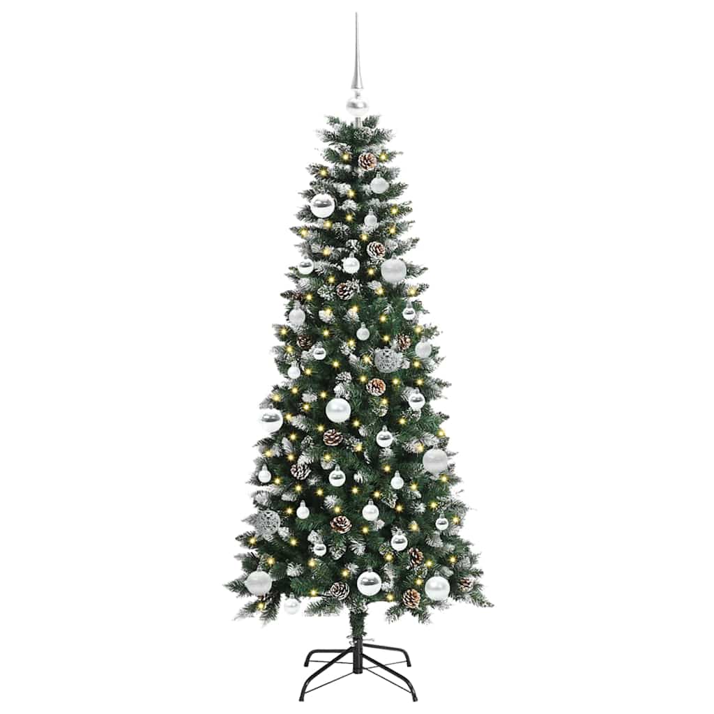 Dirbtinė Kalėdų eglutė Žalia 150 cm PVC, plastikas ir plienas