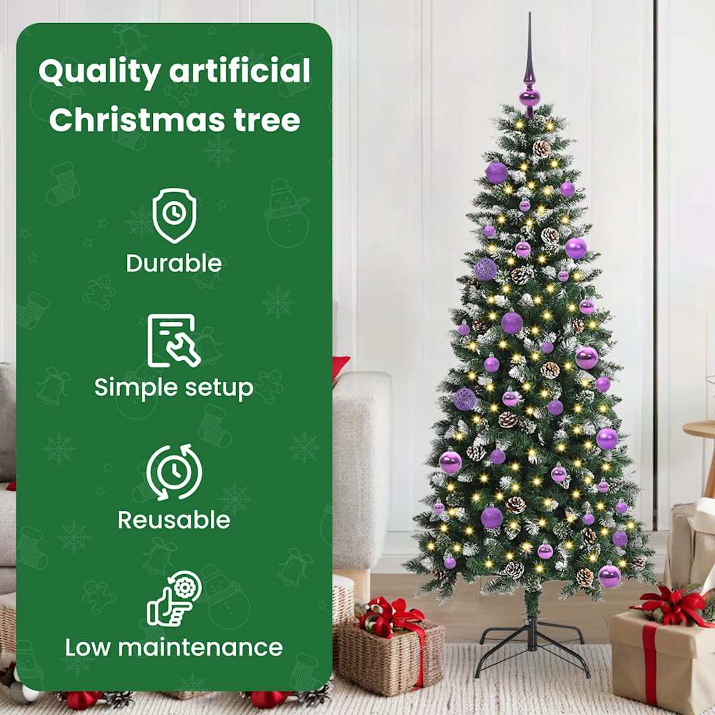 Mākslīgā eglīte HORIZON VALE, zaļa 150 cm, plastmasa un tērauds