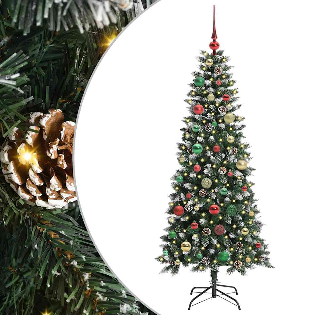 Dirbtinė Kalėdų eglutė Žalia 150 cm PVC, plastikas ir plienas