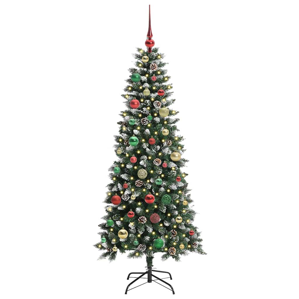 Dirbtinė Kalėdų eglutė Žalia 150 cm PVC, plastikas ir plienas