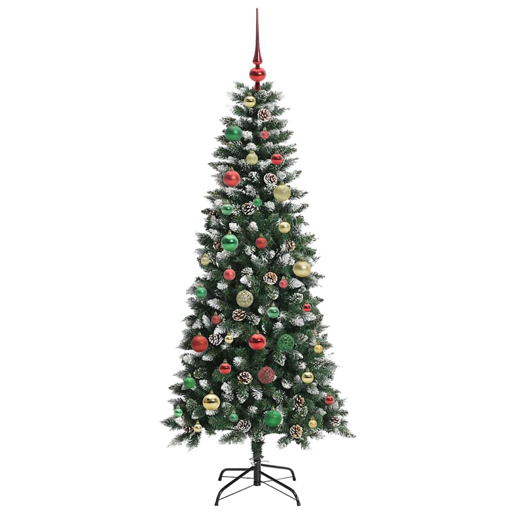 Dirbtinė Kalėdų eglutė Žalia 150 cm PVC, plastikas ir plienas