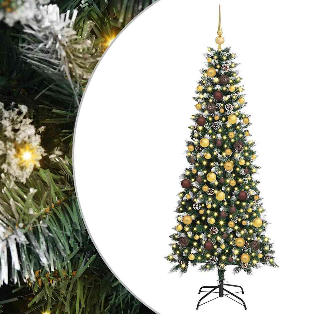 Dirbtinė Kalėdų eglutė Žalia 180 cm PVC, plastikas ir plienas