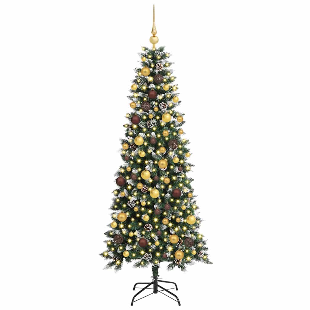 Dirbtinė Kalėdų eglutė Žalia 180 cm PVC, plastikas ir plienas