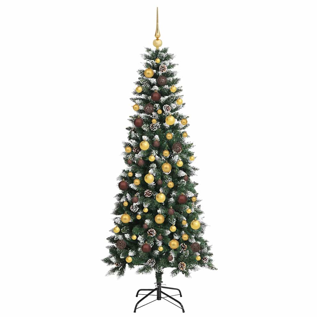 Dirbtinė Kalėdų eglutė Žalia 180 cm PVC, plastikas ir plienas