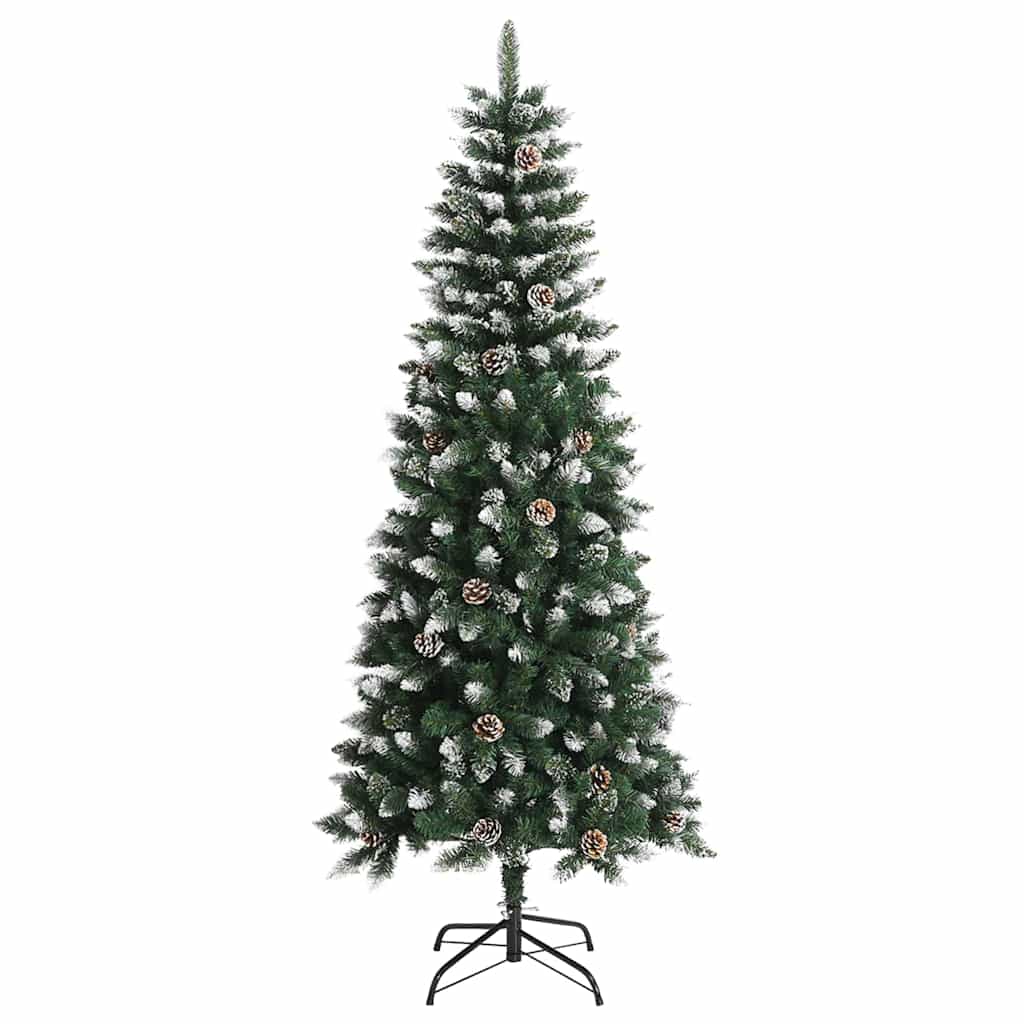 Artificial Christmas Tree Green 180 cm PVC, plastic and steel