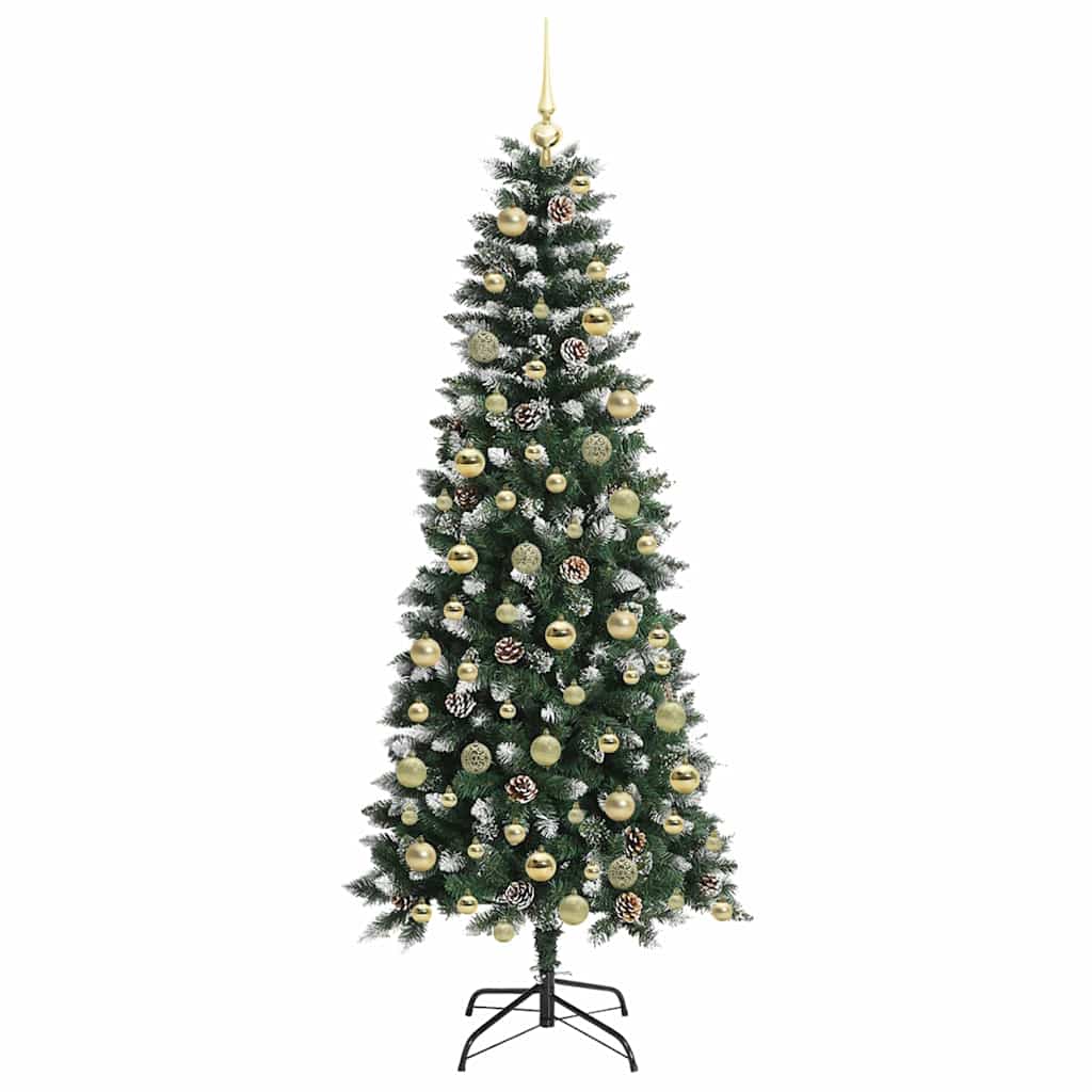 Dirbtinė Kalėdų eglutė Žalia 180 cm PVC, plastikas ir plienas