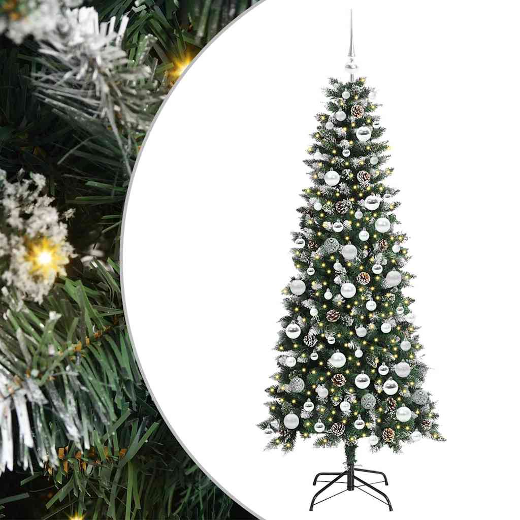 Dirbtinė Kalėdų eglutė Žalia 180 cm PVC, plastikas ir plienas