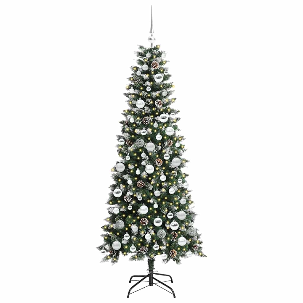 Dirbtinė Kalėdų eglutė Žalia 180 cm PVC, plastikas ir plienas