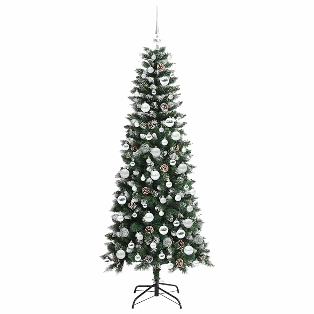 Dirbtinė Kalėdų eglutė Žalia 180 cm PVC, plastikas ir plienas