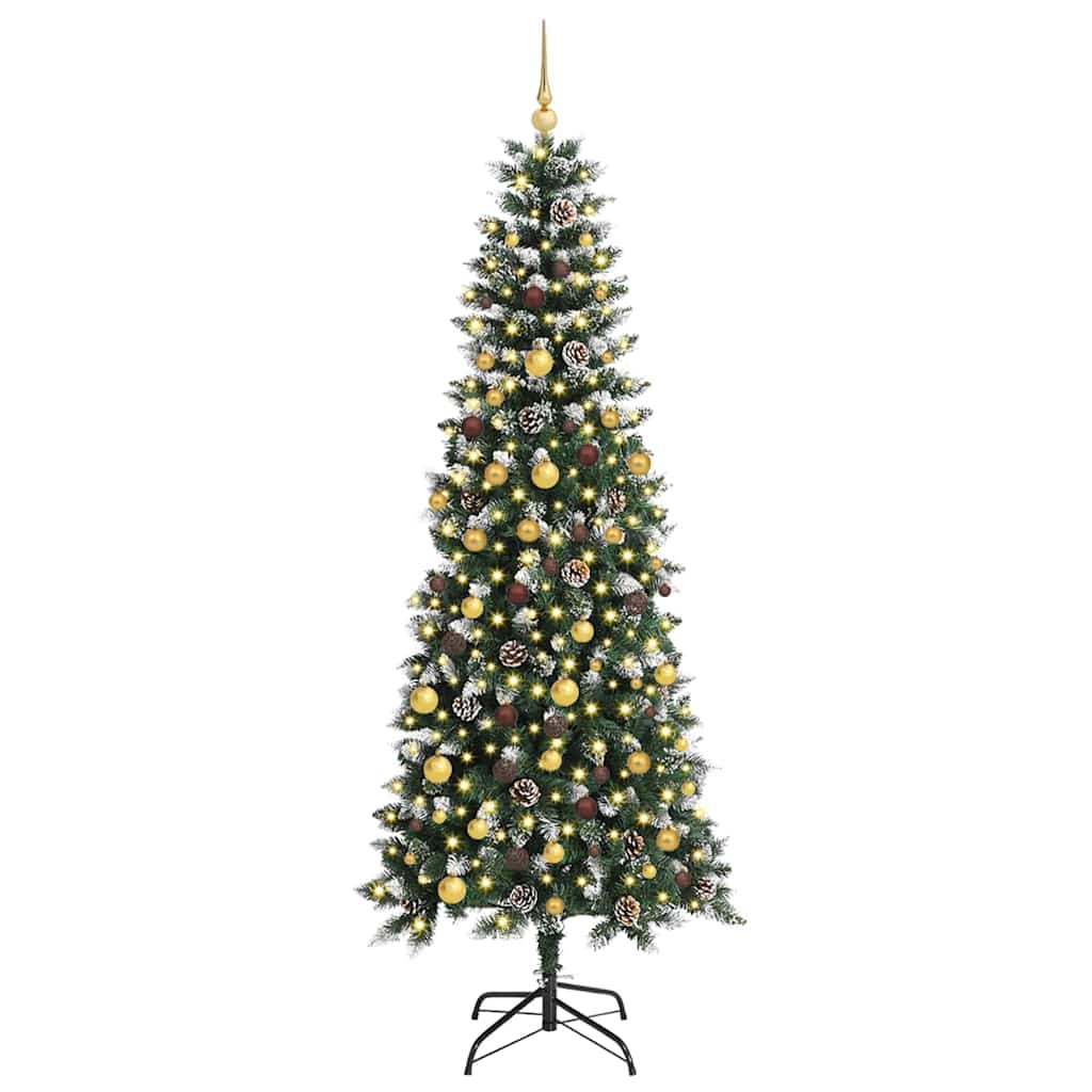 Dirbtinė Kalėdų eglutė Žalia 210 cm PVC, plastikas ir plienas