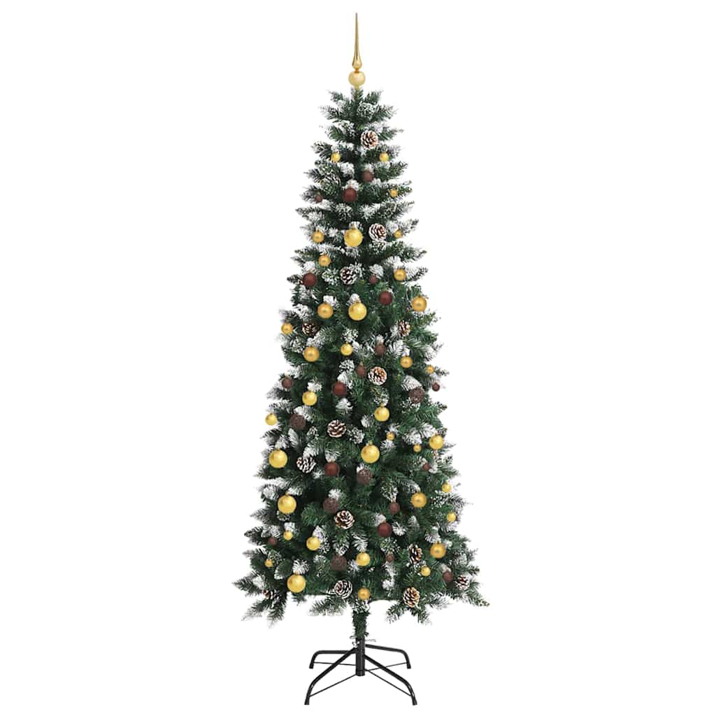 Dirbtinė Kalėdų eglutė Žalia 210 cm PVC, plastikas ir plienas