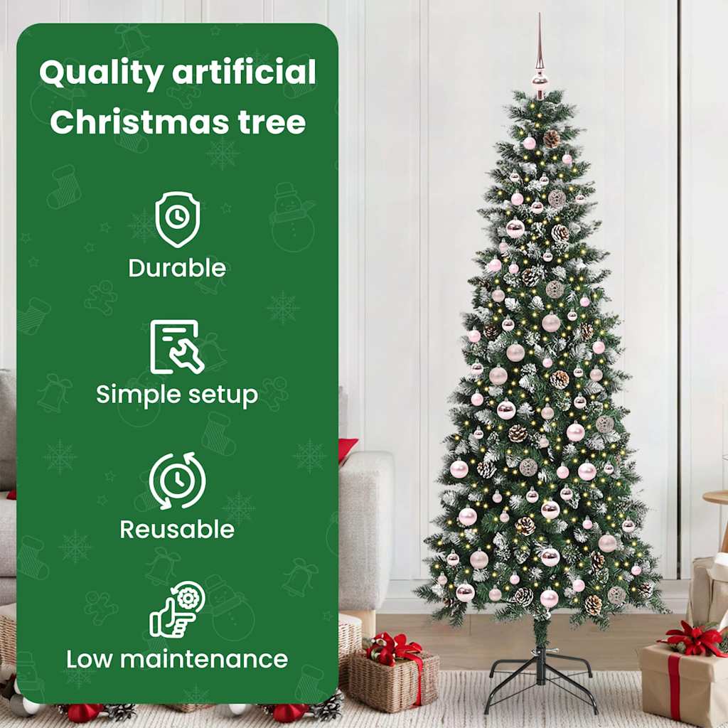 Dirbtinė Kalėdų eglutė GROVE AURORA, Žalia 210 cm. , plastikas ir plienas