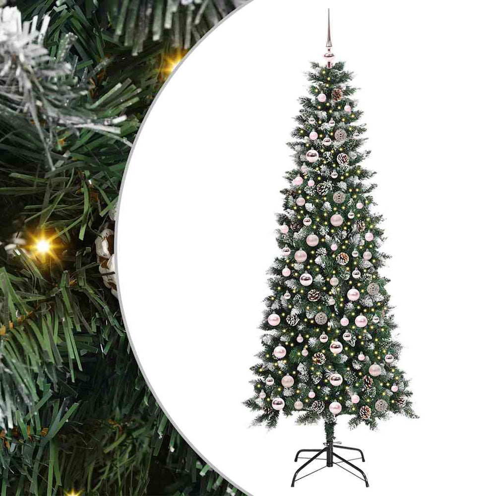 Dirbtinė Kalėdų eglutė GROVE AURORA, Žalia 210 cm. , plastikas ir plienas