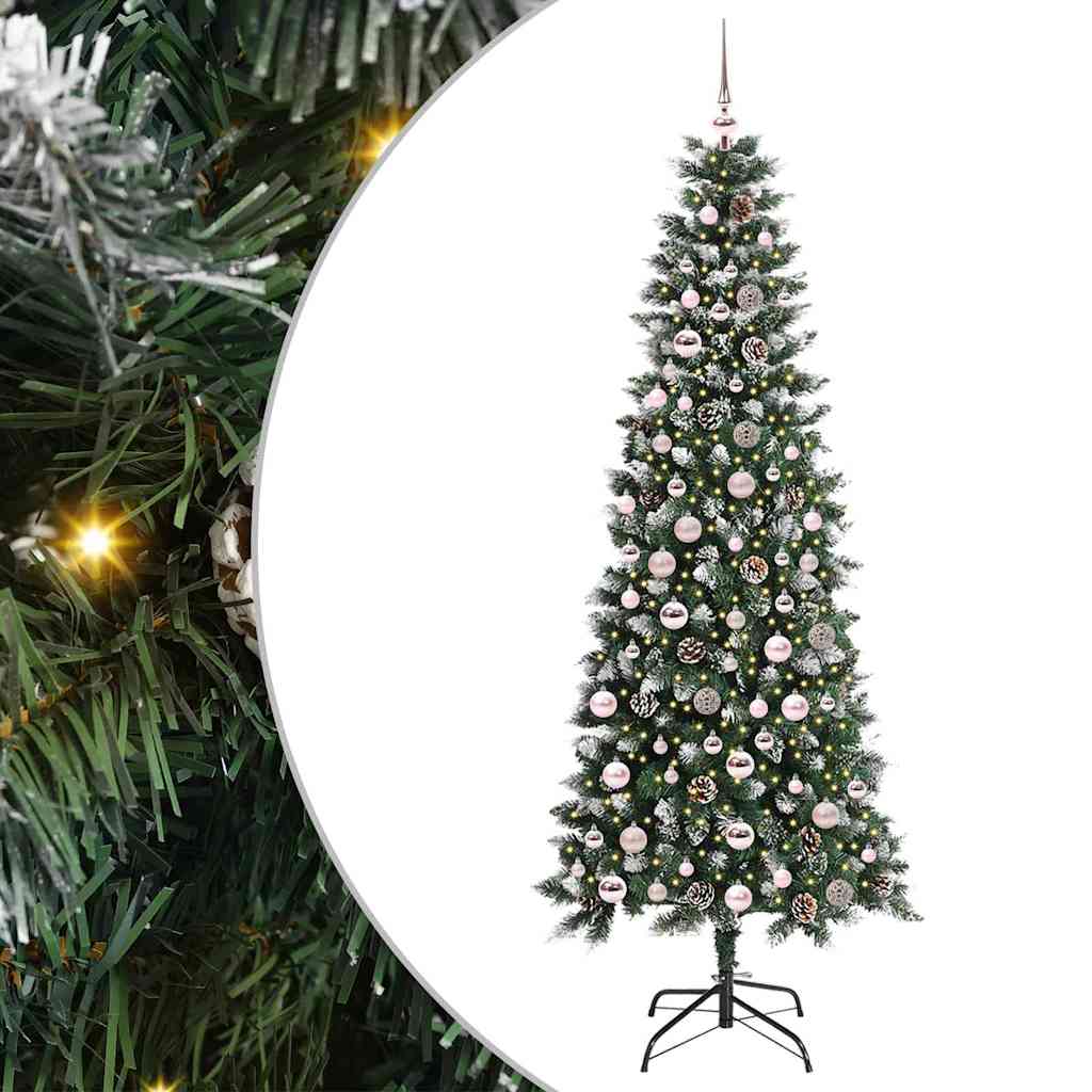 Dirbtinė Kalėdų eglutė GROVE AURORA, Žalia 210 cm. , plastikas ir plienas