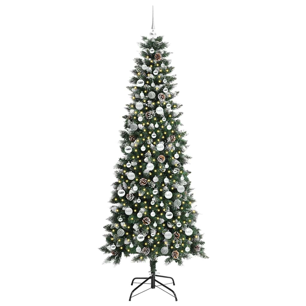 Dirbtinė Kalėdų eglutė Žalia 210 cm PVC, plastikas ir plienas