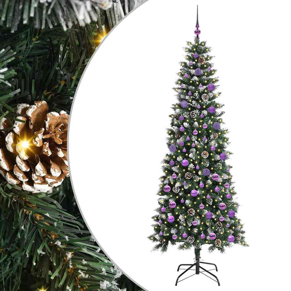 Artificial Christmas tree GROVE AURORA, Green 210 cm, plastic and steel