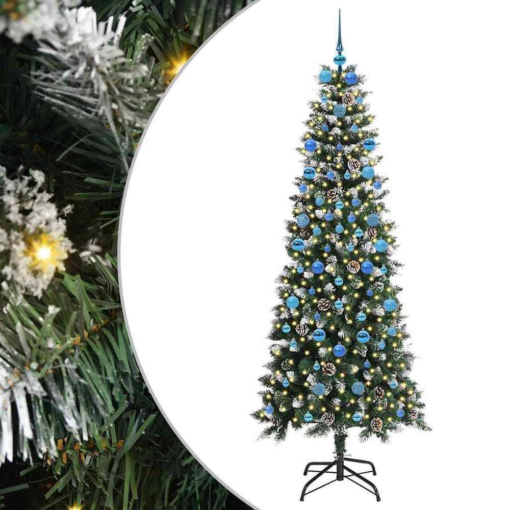 Artificial Christmas tree GROVE AURORA, Green 210 cm, plastic and steel