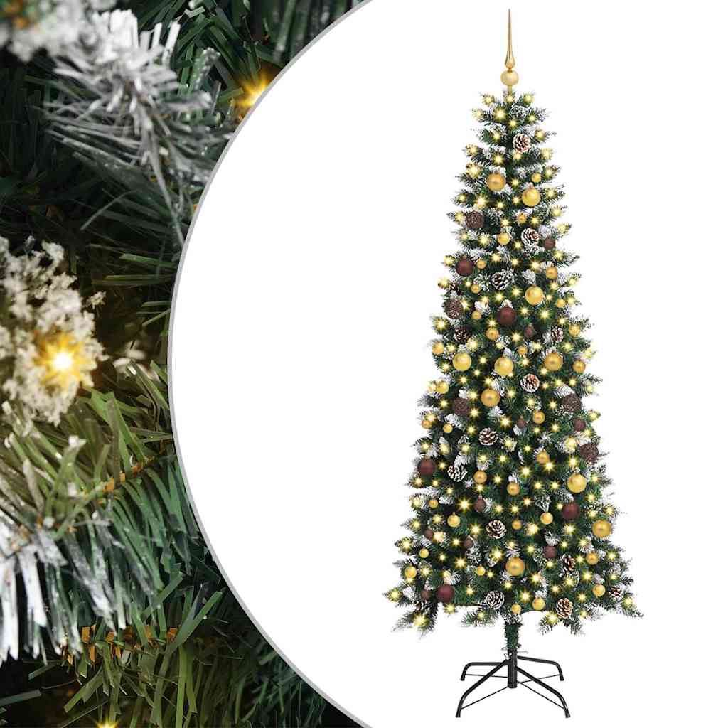 Dirbtinė Kalėdų eglutė Žalia 240 cm PVC, plastikas ir plienas