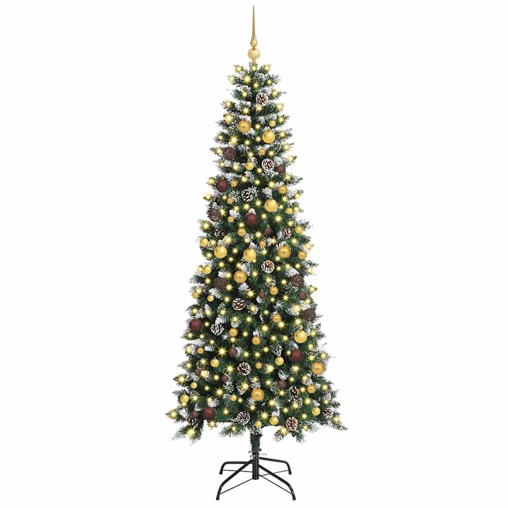 Dirbtinė Kalėdų eglutė Žalia 240 cm PVC, plastikas ir plienas
