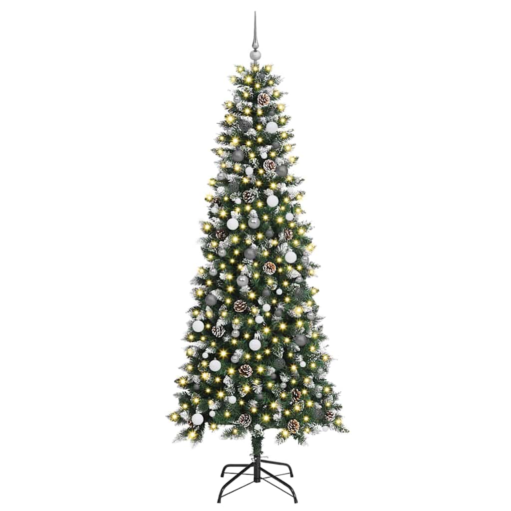 Dirbtinė Kalėdų eglutė Žalia 240 cm PVC, plastikas ir plienas