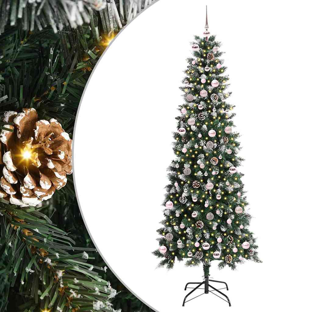 Mākslīgā Ziemassvētku eglīte POLAR HORIZON, Zaļa 240 cm, plastmasa un tērauds
