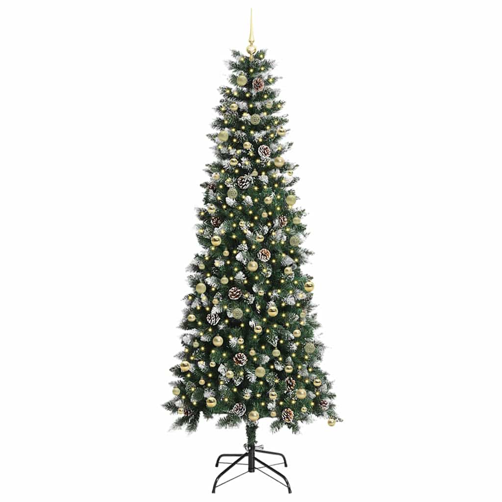 Dirbtinė Kalėdų eglutė Žalia 240 cm PVC, plastikas ir plienas