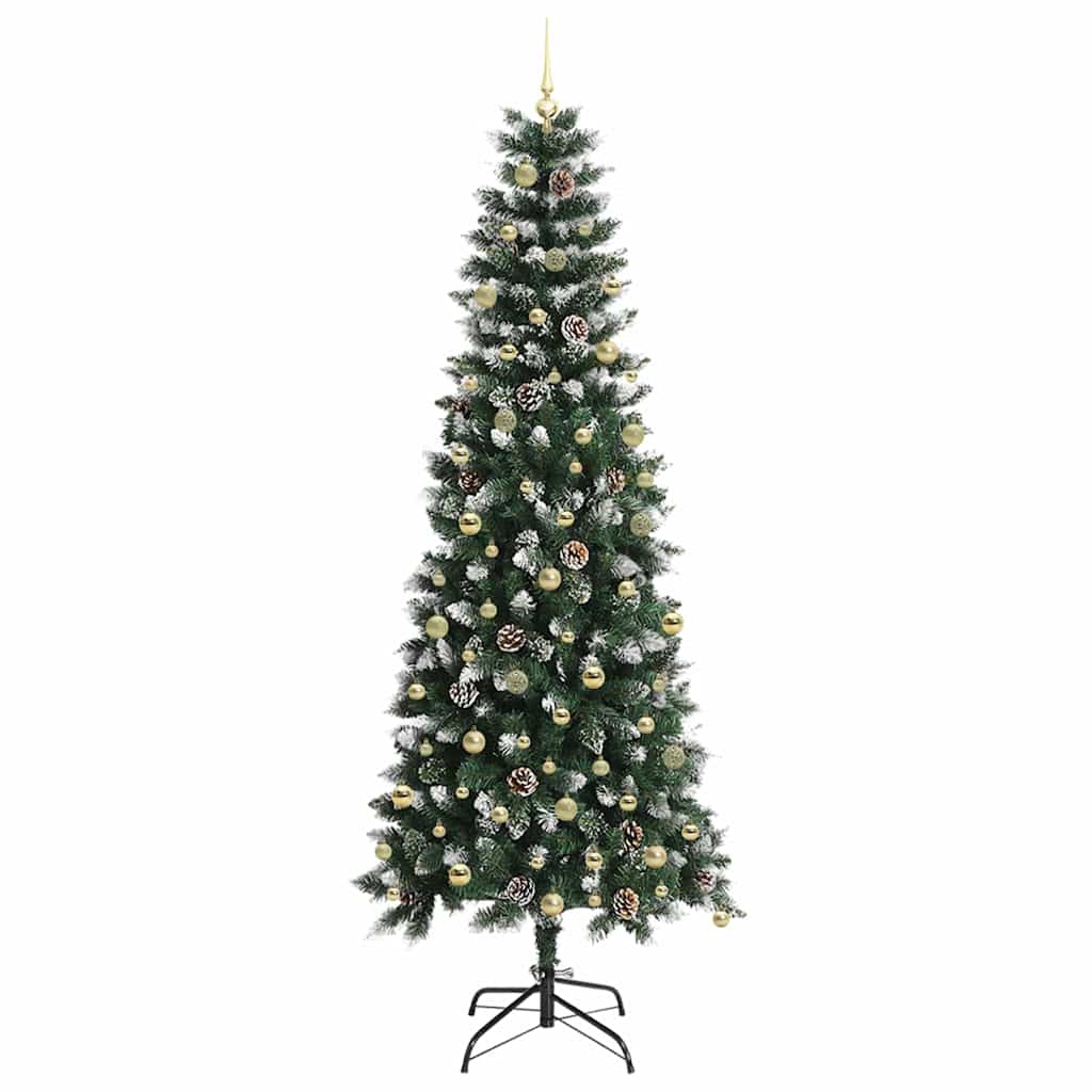 Dirbtinė Kalėdų eglutė Žalia 240 cm PVC, plastikas ir plienas
