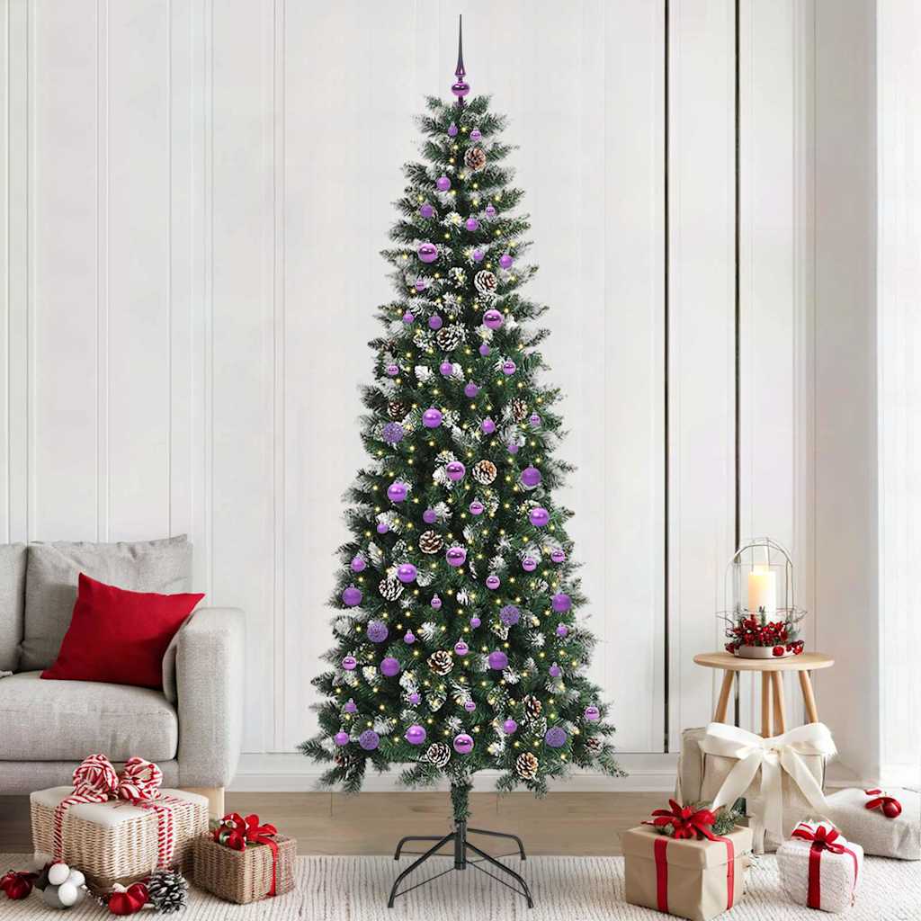 Artificial Christmas tree POLAR HORIZON, Green 240 cm, plastic and steel