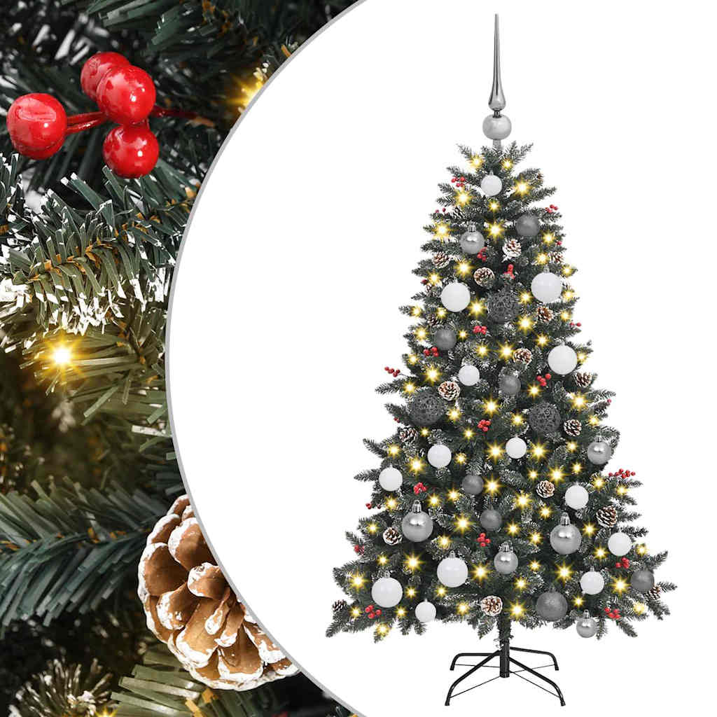 Dirbtinė Kalėdų eglutė Žalia 120 cm PVC, plastikas ir plienas