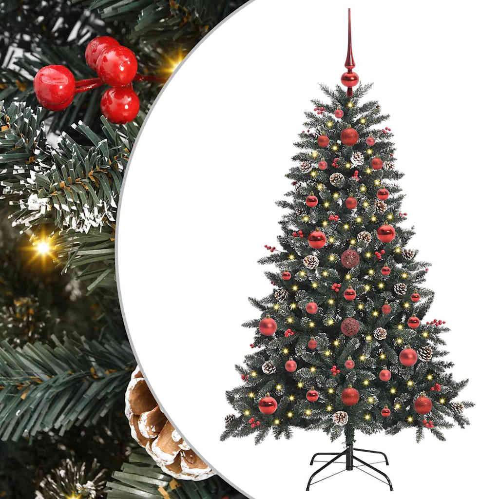 Dirbtinė Kalėdų eglutė Žalia 120 cm PVC, plastikas ir plienas