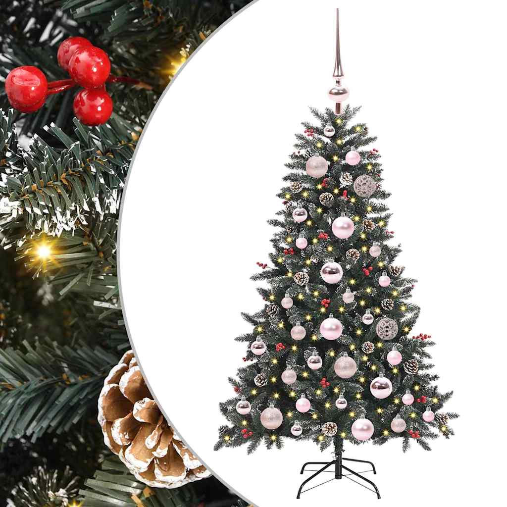 Dirbtinė Kalėdų eglutė Žalia 120 cm PVC, plastikas ir plienas