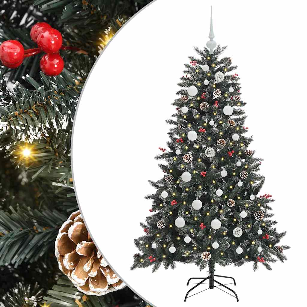 Dirbtinė Kalėdų eglutė Žalia 120 cm PVC, plastikas ir plienas