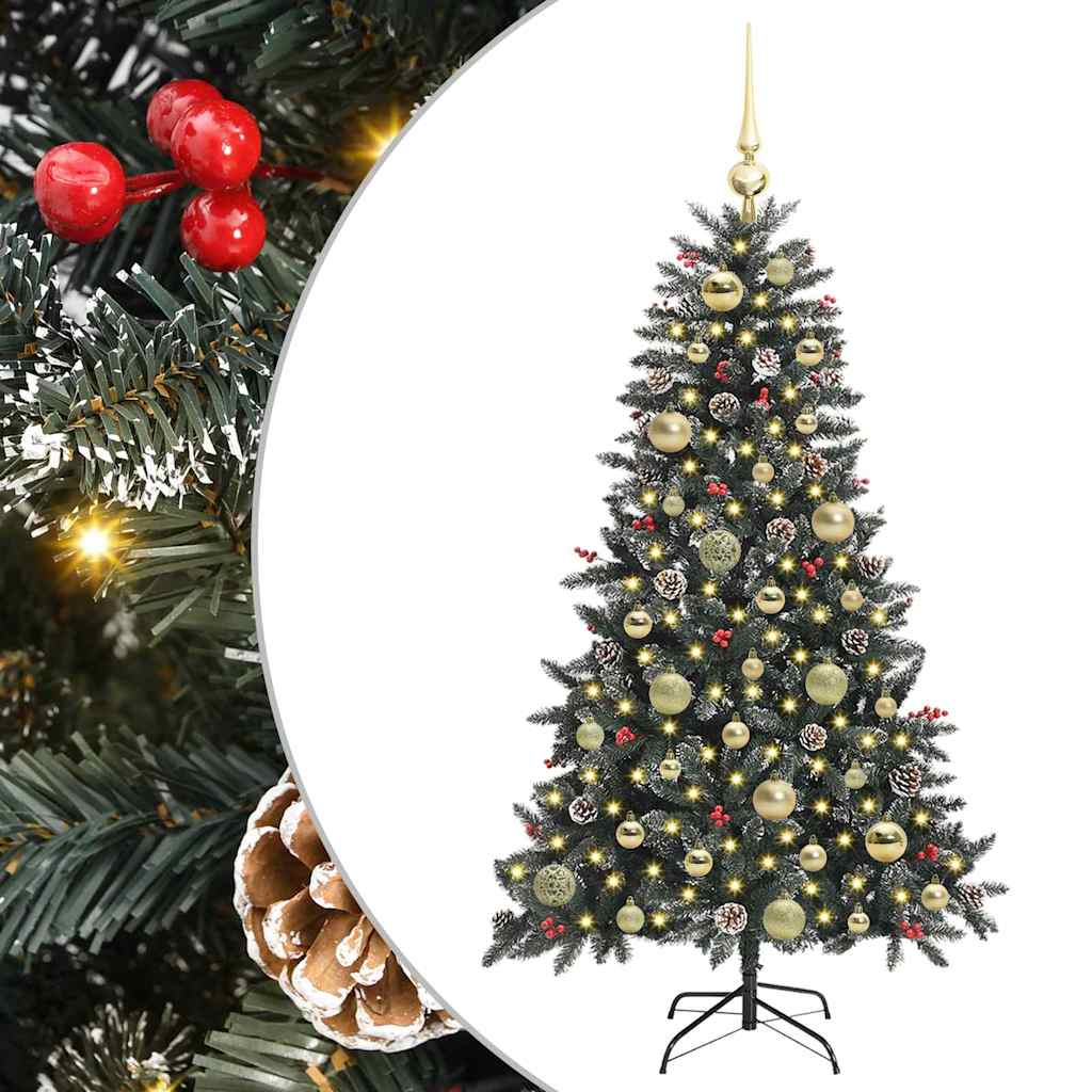 Dirbtinė Kalėdų eglutė Žalia 120 cm PVC, plastikas ir plienas