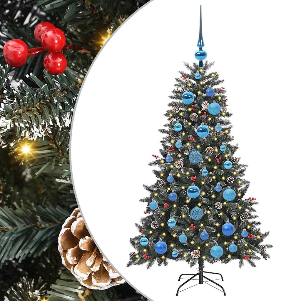 Dirbtinė Kalėdų eglutė Žalia 120 cm PVC, plastikas ir plienas