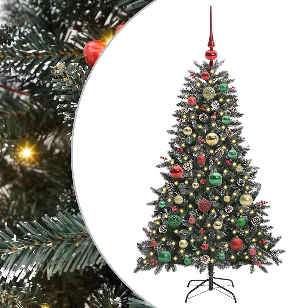 Dirbtinė Kalėdų eglutė Žalia 120 cm PVC, plastikas ir plienas