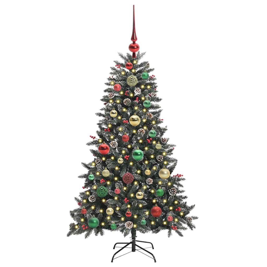 Dirbtinė Kalėdų eglutė Žalia 120 cm PVC, plastikas ir plienas