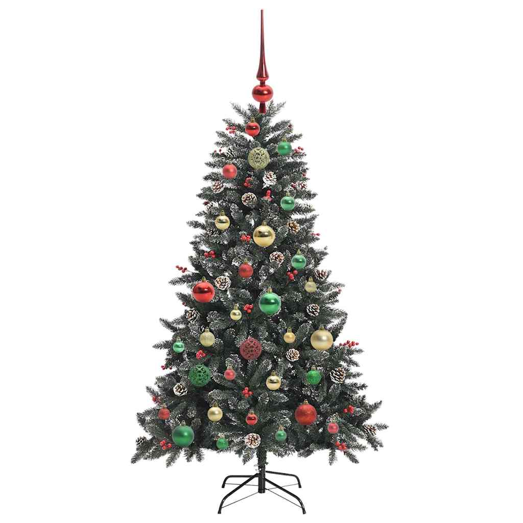Dirbtinė Kalėdų eglutė Žalia 120 cm PVC, plastikas ir plienas