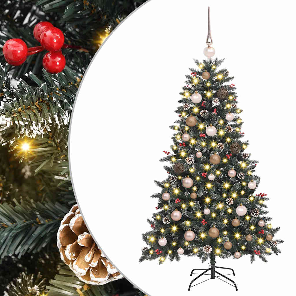 Dirbtinė Kalėdų eglutė Žalia 150 cm PVC, plastikas ir plienas