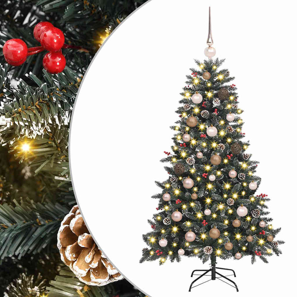 Dirbtinė Kalėdų eglutė Žalia 150 cm PVC, plastikas ir plienas