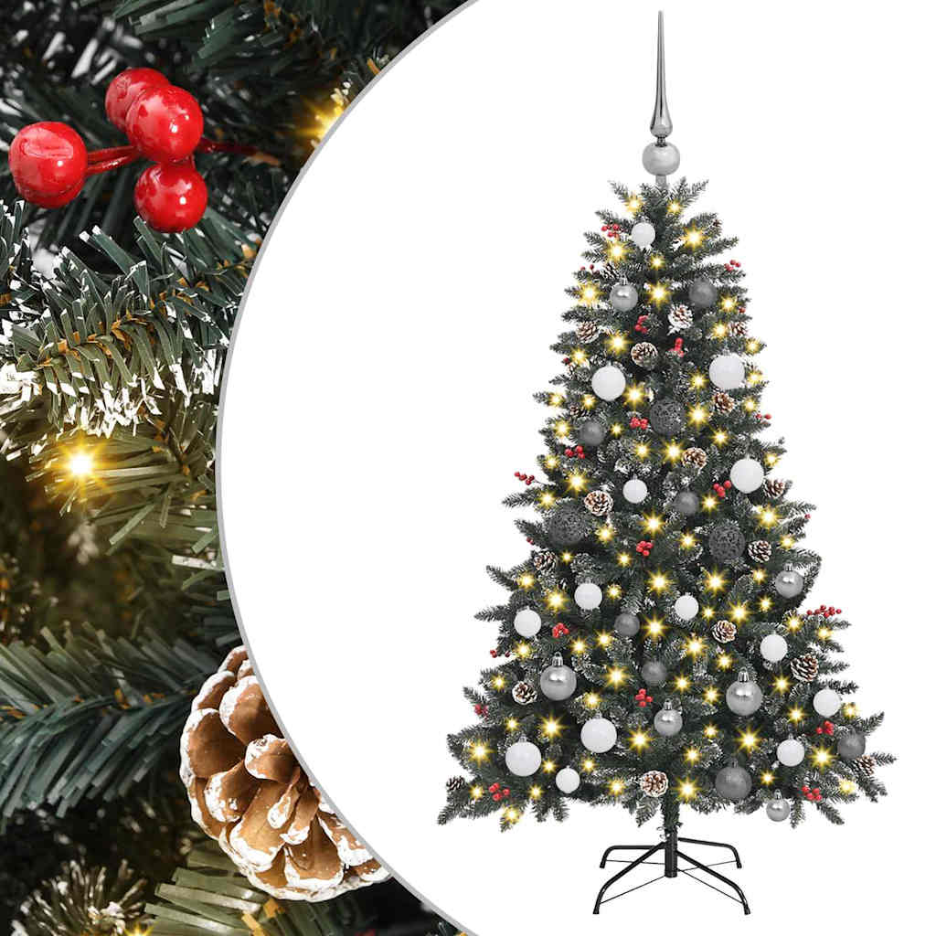 Dirbtinė Kalėdų eglutė Žalia 150 cm PVC, plastikas ir plienas