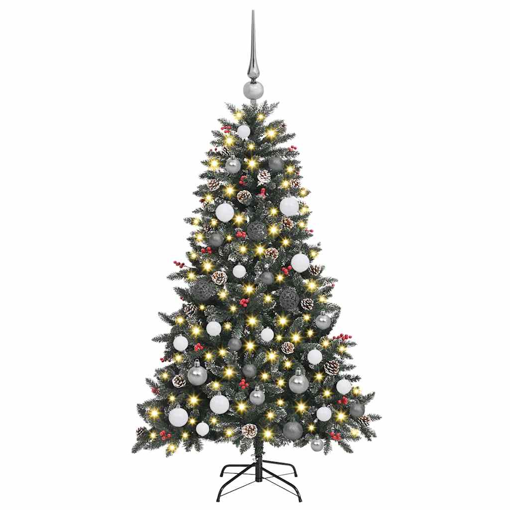 Dirbtinė Kalėdų eglutė Žalia 150 cm PVC, plastikas ir plienas