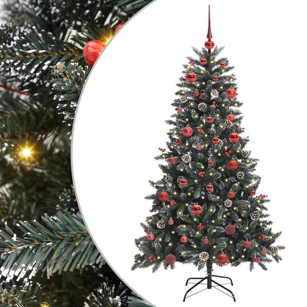 Dirbtinė Kalėdų eglutė Žalia 150 cm PVC, plastikas ir plienas