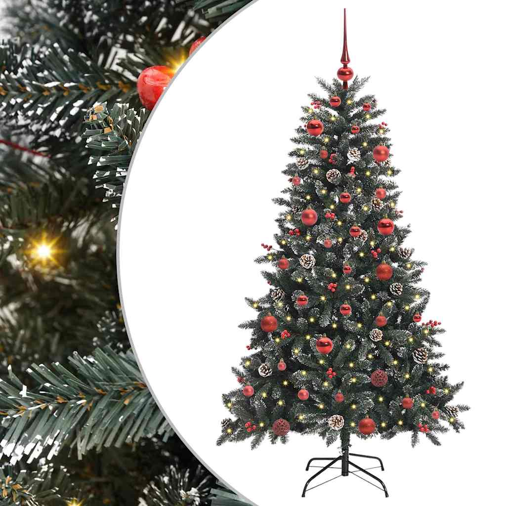 Dirbtinė Kalėdų eglutė Žalia 150 cm PVC, plastikas ir plienas