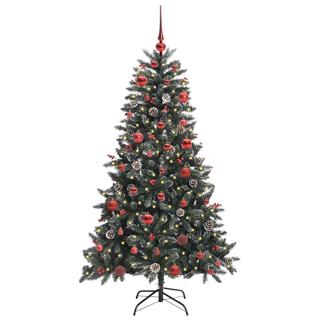 Dirbtinė Kalėdų eglutė Žalia 150 cm PVC, plastikas ir plienas