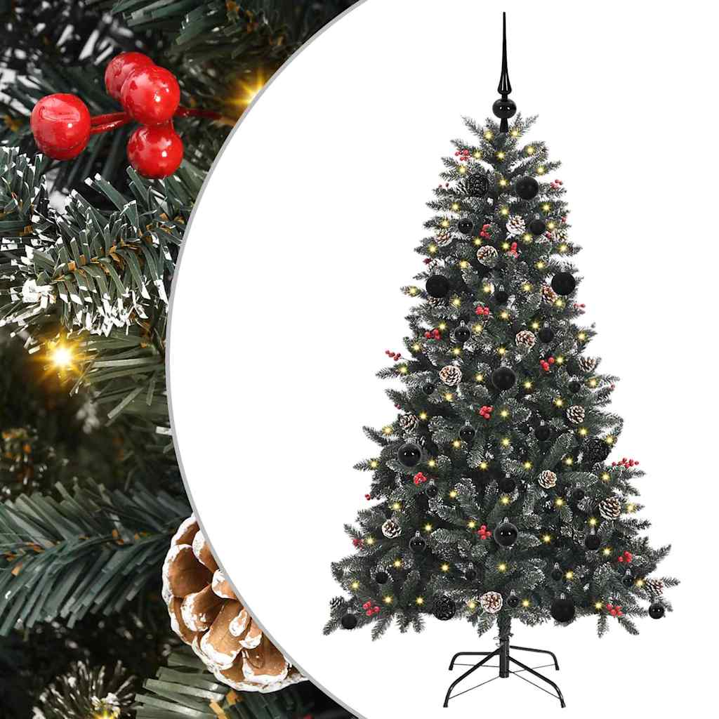 Dirbtinė Kalėdų eglutė Žalia 150 cm PVC, plastikas ir plienas